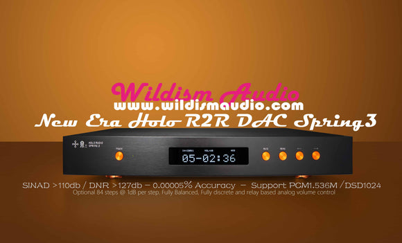 新代目 Holo Audio R2R 解碼 泉3 Spring3  梅技術下放R2R系統 + PLL系統 + 可選